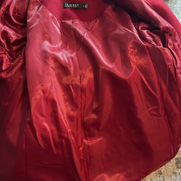 LAUREN RALPH LAUREN Black Label Women’s Coat NWT 64% Wool 26%Polyester10% Rayon - Picture 11 of 11